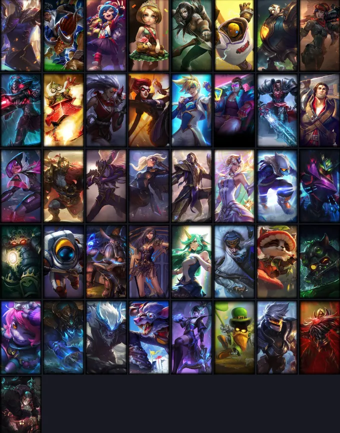 🍎【EUW】⸱ 🏕 42 Skin⸱ 💳 63 Champ⸱ 🗑 Unranked⸱ 🤽♀️ Email Access⸱ 🧯 5 RP⸱ 🚋 Level 91⸱ 🧭 274 BE⸱ 🦖 2025 Ready⸱ 🥤 Honor 3 #3YPNW4EU